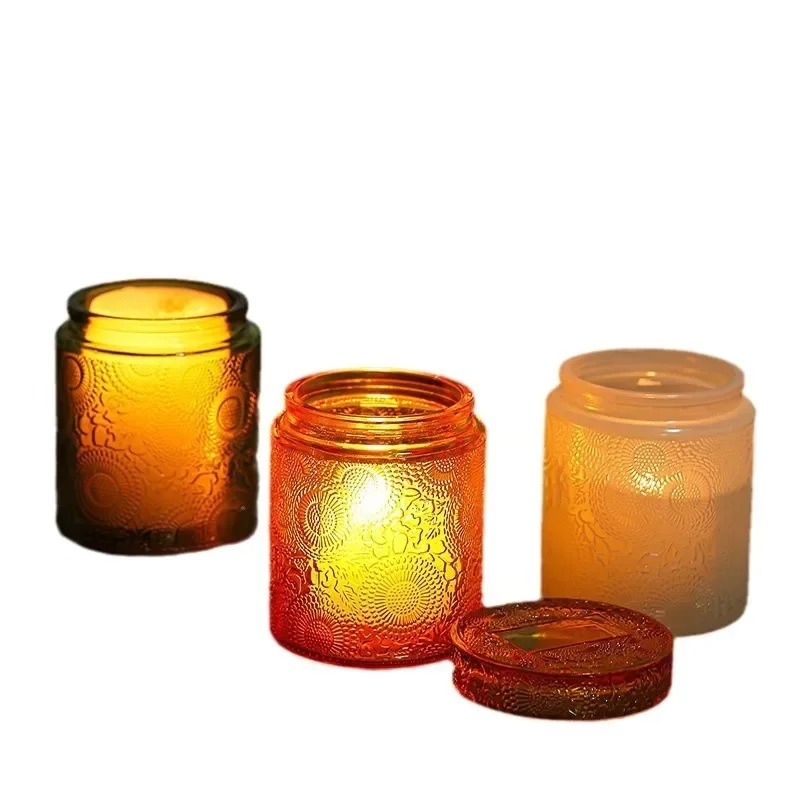 Candle Making Jars With Lids - 1 pièce : pot en verre