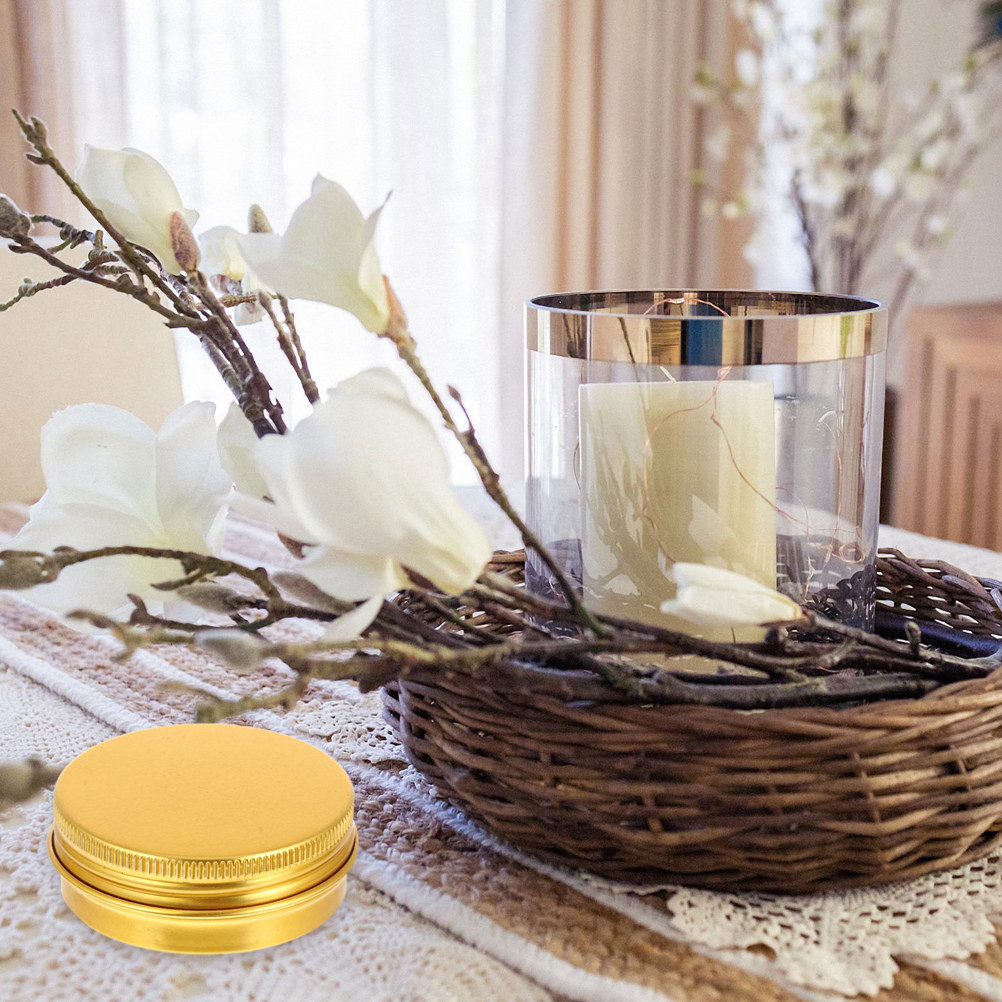 12 pots en aluminium avec couv - Tin Container Lid avis et prix