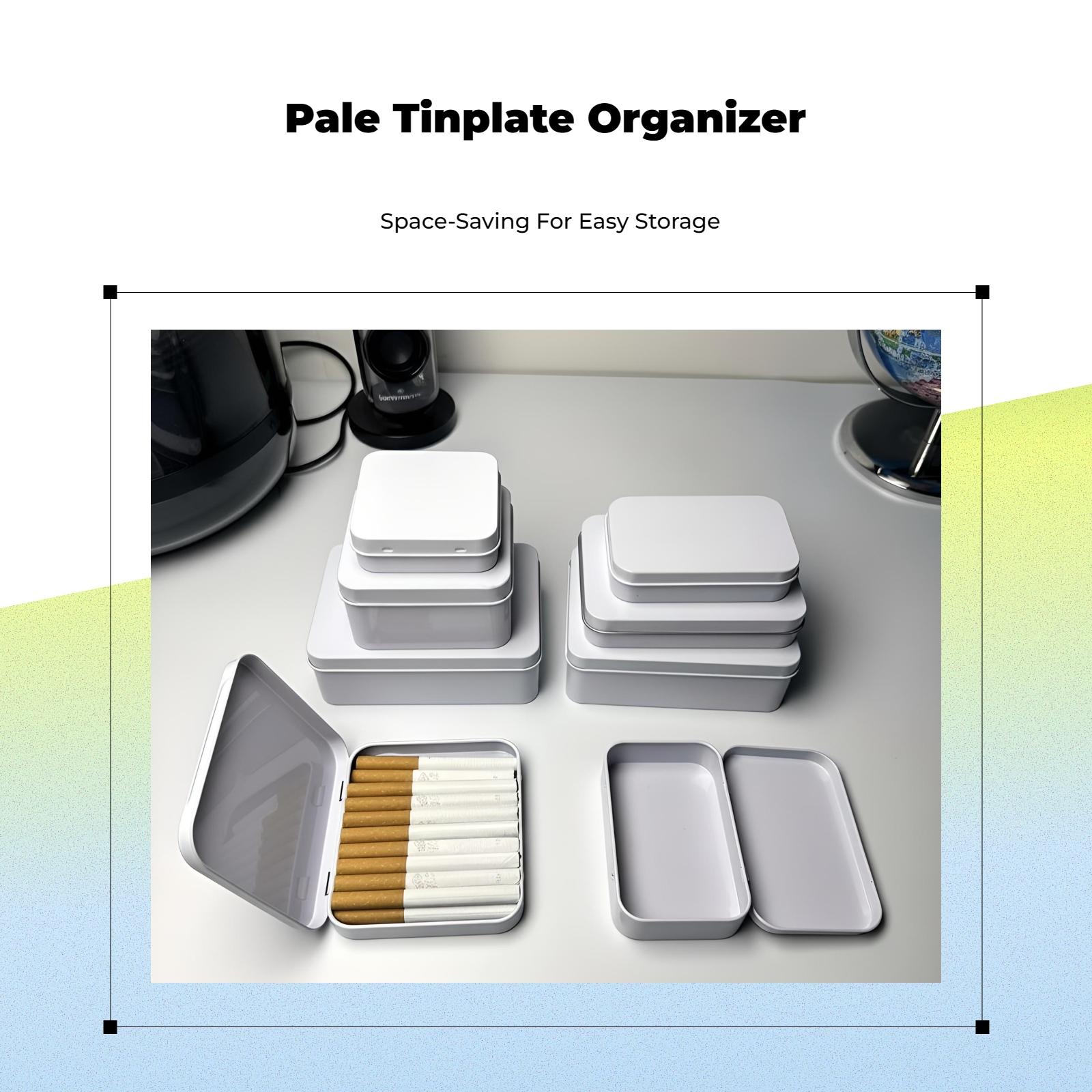 Boîte de rangement en métal po - Tin Container Lid avis et prix