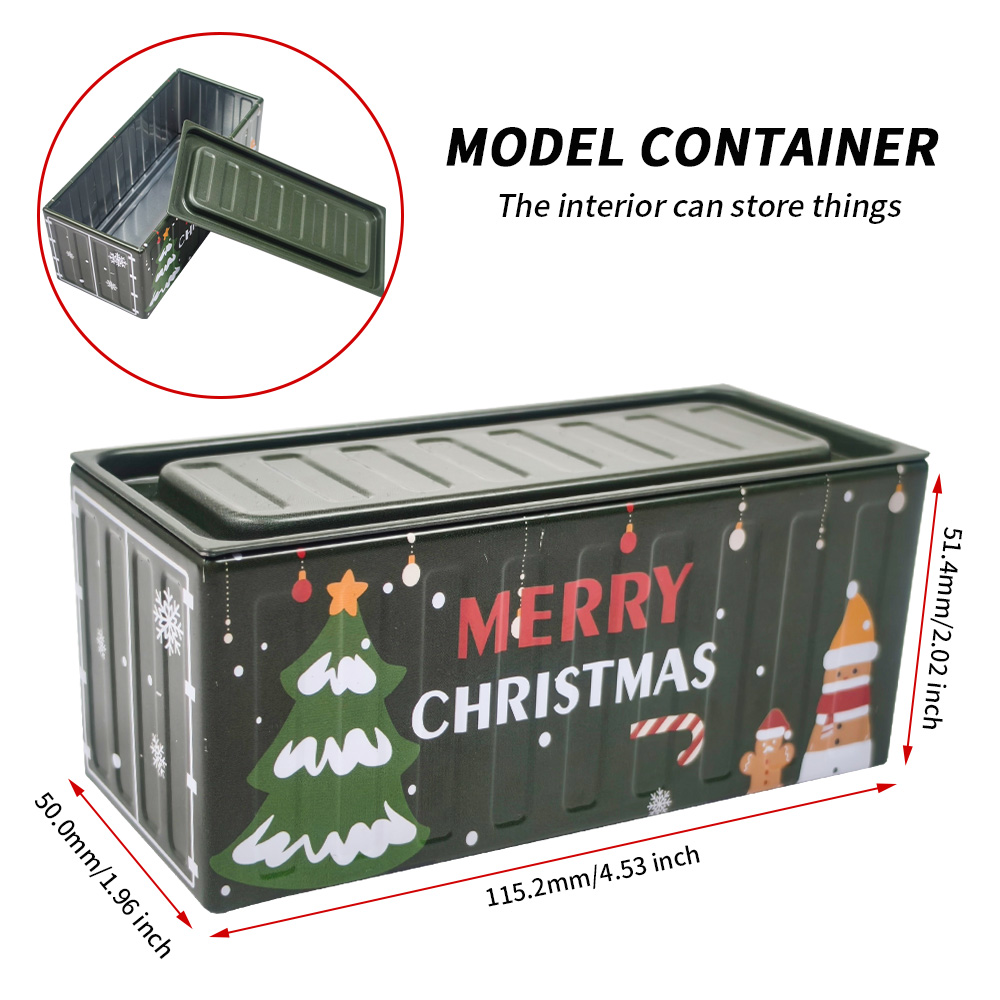 Boîte en métal de forme conten - Tin Container Lid avis et prix